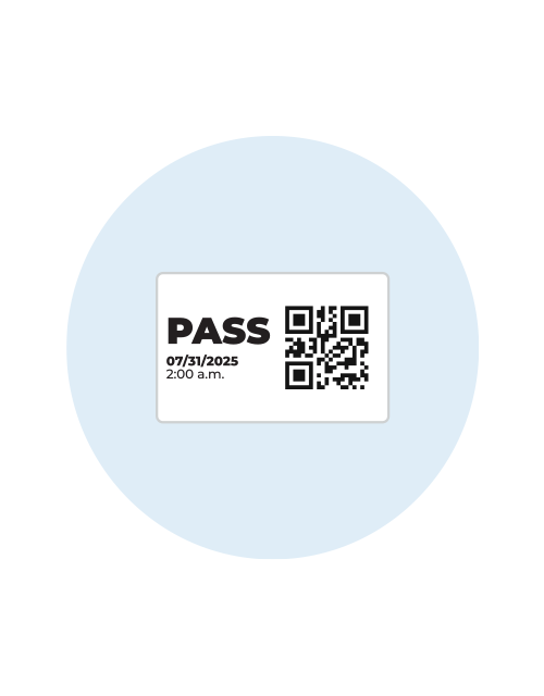 Vending Machine ticket graphic.